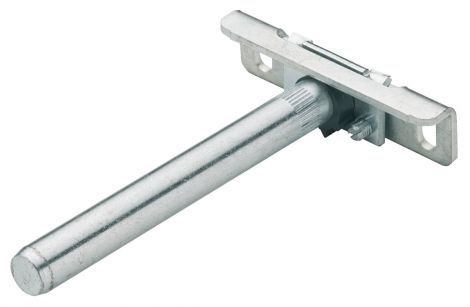 verzinkt Tablarträger mit Anschraubpl. Verstellb.