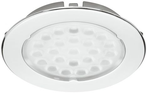 kaltweiß LED1075 12V/1,6W kw 4000 K chromfarbig