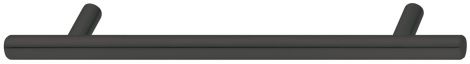 schwarz, PVD-beschichtet, matt Griff Edelst.schw. 136x35mm