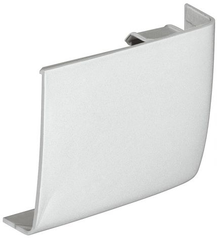 weißaluminium, RAL 9006 Abdeckkappe Kst.silberf.RAL9006 rs.