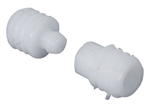 2-teilig Druckknopfverbinder Polyamid weiss