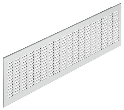 458 x 65 mm Luftblech Alu.braun 480x 80mm