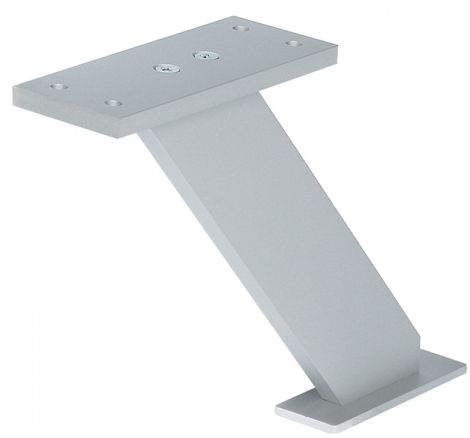 silberfarben, eloxiert E6/EV1, matt Barkonsole Alu silb. 270x170mm