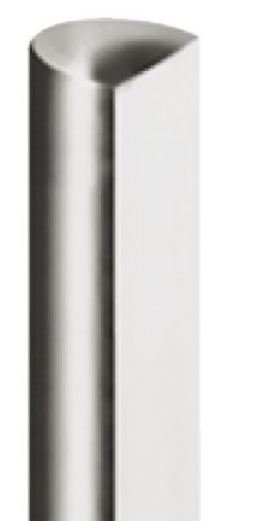 vernickelt Profilstange St. vern. 8x2000mm
