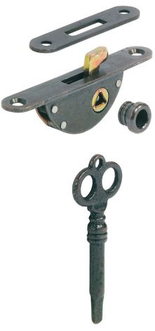 9 mm Einst.Haken-Riegel-Schloss 9mm