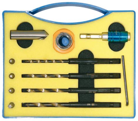 7 mm Terassendielenbohrer-Set