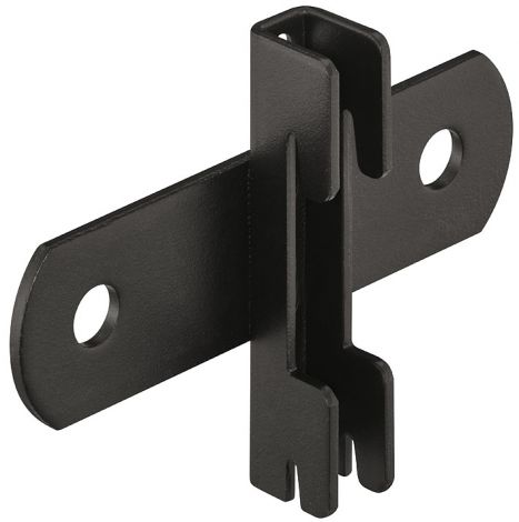 Wanddistanzhalter schwarz starr