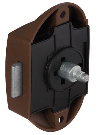 Aufschraub-Riegelschloss, Häfele Push-Lock, einseitig bedienbar