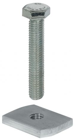 M8 Hochstellschraube Keku Alu blank M8
