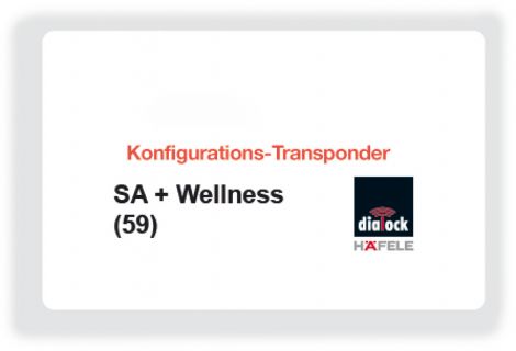 Schrankschloss-Set LockerLock LL 100 Konfig Transp.SA+Wellness 59 ISO