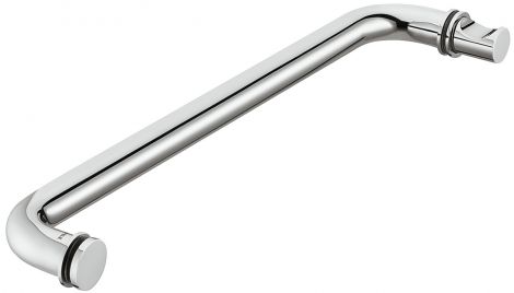 450 mm Duschtürgriff Edelst pol rund 25x450mm