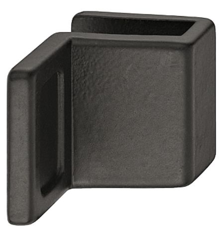 20 x 20 mm Griff Zi. schwarz matt 28x20x20mm