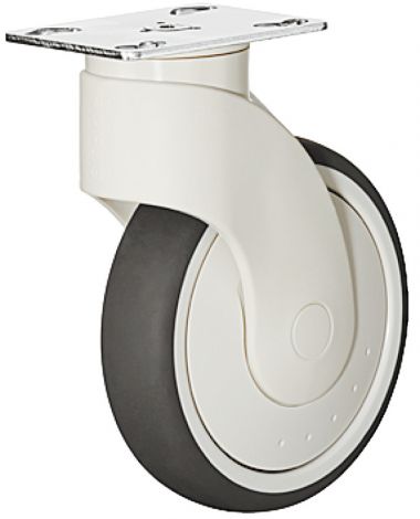 weich Möbelrolle grau 110kg Ø 125mm