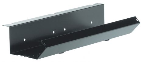 schwarz, RAL 9011, kunststoffbeschichtet Kabelkanal schw. TK. 800mm