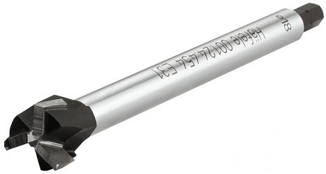 Kunstbohrer HM/HW, 3-schneidig, Gesamtlänge 130 mm, Schaft-∅ 10 mm