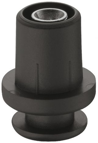 19 mm Sockelversteller Kst.schw. 20mm