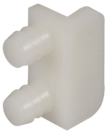 28 mm Schliesswinkel mit Dübel Kst. transp.