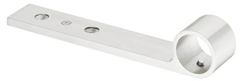 Handlaufstütze, für Montage auf/unter Platten, Rohrsteck-System
