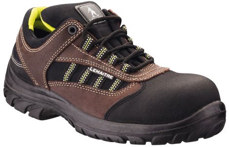Halbschuh S3 braun/schw. 41