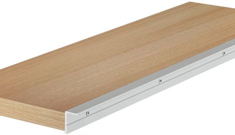 Einhängeprofil, Vorwand-System horizontal