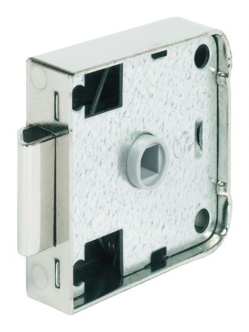 Aufschraub-Fallenschloss, Häfele Push-Lock, Dornmaß 30 mm