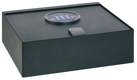 schwarz Hotelsafe schwarz 145x400x350mm