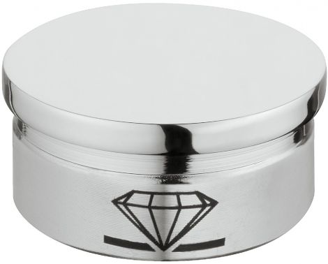 chromfarben, PVD-beschichtet Rohrendstück zi.chromf. flach 38mm
