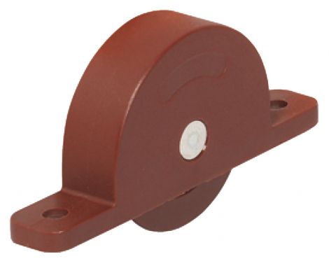 ≥16 mm Laufroller Kst. braun