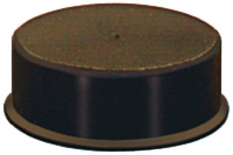 12 mm Endkappe Kst. schwarz 51mm
