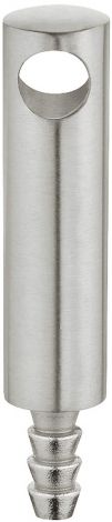 Relinghalter, Tablarreling-System, für 1 Relingstange 10 mm, Mittelstütze