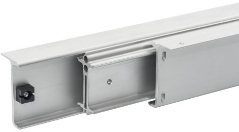 22 – 30 mm Tischausziehführung Alu.silb.940mm/115Kg