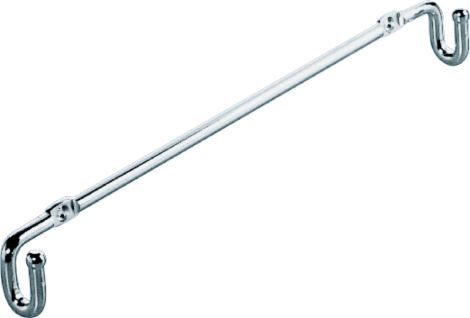 16 mm Halteleiste chr. 214mm