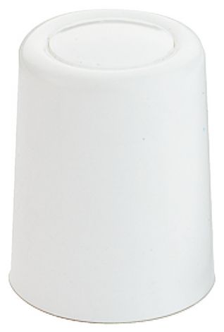 Kunststoff Bodentuerpuffer Kst.weiss 27x30mm