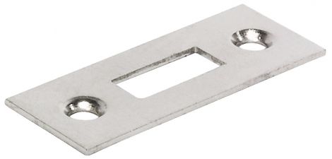 vernickelt Schliessblech St. vern. 35x14mm
