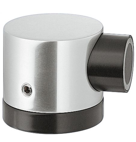 1015 Tuerfeststeller Alu.silb. 63mm