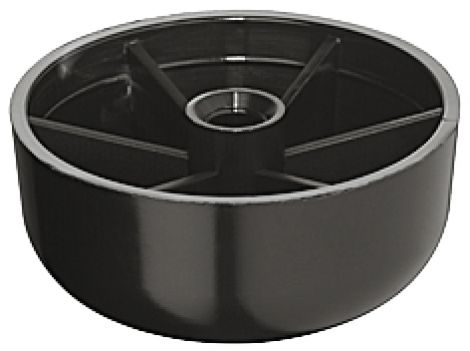 schwarz Orlita-Fuss Kst. schwarz 45x20mm