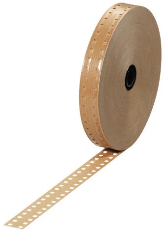 braun Furnierklebepapier braun gelocht 20mm