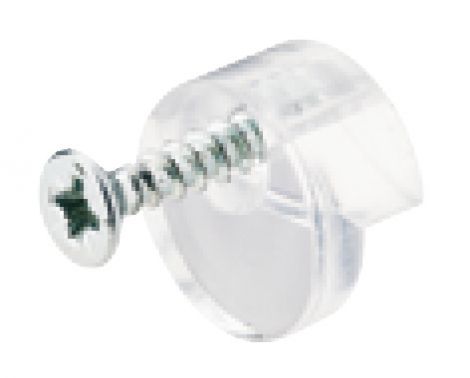 transparent Glashalter Kst.transp. D=13mm