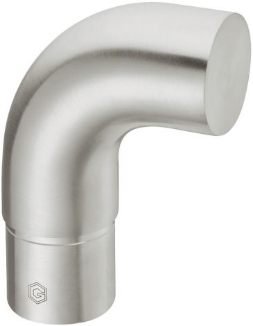 matt gebürstet Endbogen Edelst. matt 38mm