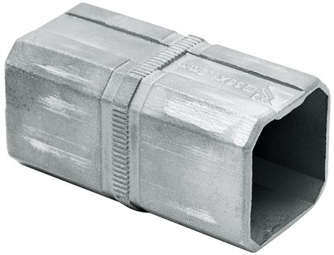 Rohrverbinder Zi. Edstf.matt 35x35mm