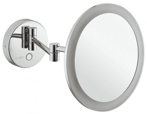 5 W LED-Kosmetikspiegel rund chr.pol