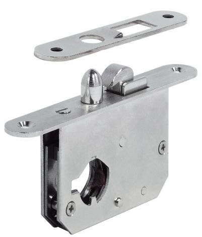 Einsteckschlosskasten, Dornmaß 25 mm, für Schiebetüren und Rolläden