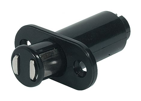 schwarz Magnet-Druckverschl. 1 flg. schw. 1.4Kg