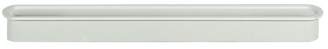 lichtgrau, RAL 9035 Papierfuehrung Kst.grau 327x34x27mm