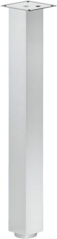 Tischbein kann an zwei verschiedenen Punkten an der Anschraubplatte befestigt werden Tischbein Edst.Optik 100x100/ 720mm