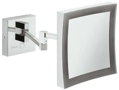 5 W LED Kosmetikspiegel eckig chr.pol.