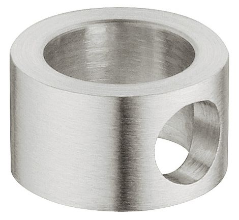 Auflagering, Tablarreling-System, für Relingstange 6 mm