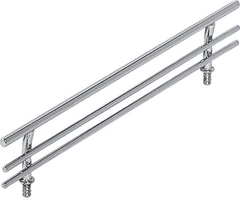 verchromt Reling chrom 348x39mm