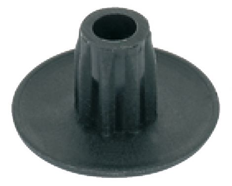 Kunststoff Abdeckkappe Kst.schw. 18mm