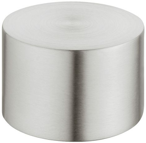 matt gebürstet Rohrendstück Edst.z.aufstecken 38mm